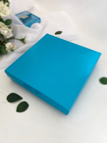 Коробочка для ювелирных украшений 16*16 см, бирюзовый